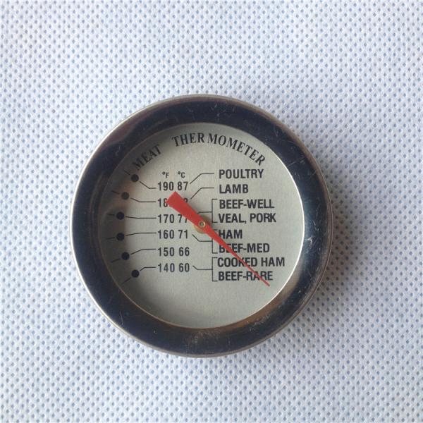 60~87C/140~ 190F Bimetallic Food Meat Thermometer With Probe