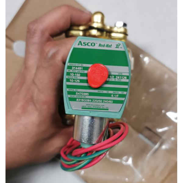 High-flow 3-way Solenoid Valves ASCO 8316G064 Solenoid Valve Large Control Valves