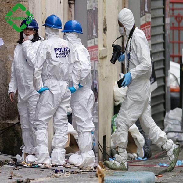 Buy SMS PPE Disposable Protective Coverall Isolation Gown Coveralls at wholesale prices