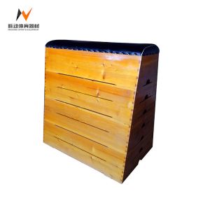 7 Sections Vaulting Box Gymnastic Wooden Equipment Improve Your Gymnastic