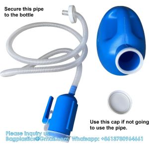 Portable Urinals Spill Proof 2000 Ml 68 Oz Urine Bottles For Men 63" Long Tube