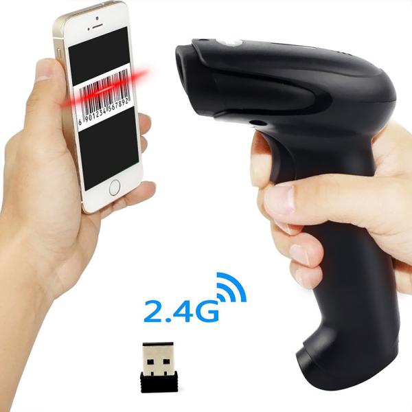 Buy Dual Mode Wireless Barcode Scanner / Handheld CCD Scanner With Flash Memory at wholesale prices