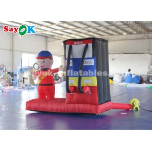Durable Inflatable Gas Station Cartoon Characters For Commercial