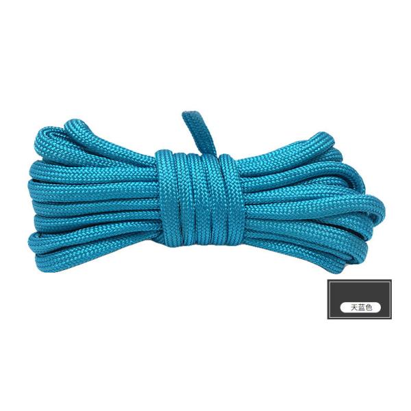 Colorful Orange Nylon Rope ISO9001 Double Braided Polyester Rope