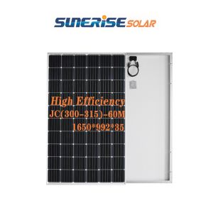 IP68 40.7V 315W 18.5kg Monocrystalline Solar Panel