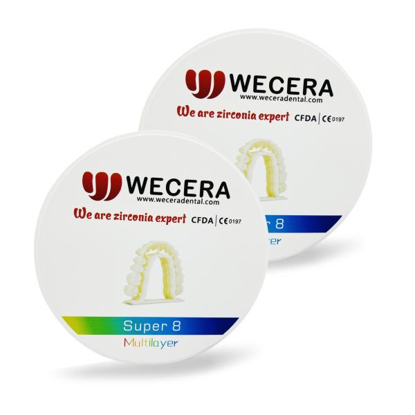 Buy Tosoh Zirconia Zirconium Block Dental Multilayer C1 57% Translucent at wholesale prices