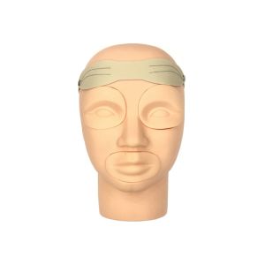 Rubber Inkless Double Sided Eyebrow Tattoo Fake Skin With Headband