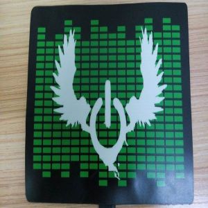 promotional price custom animation effect el t-shirt panel