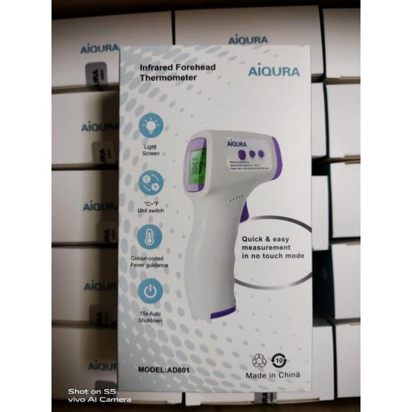 Touchless Forehead Non Contact Infrared Thermometer 1 Second Test Time 32 Sets