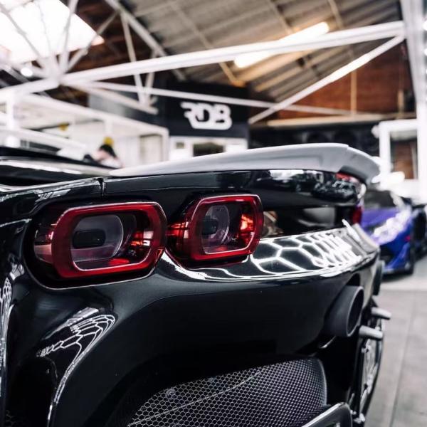 SF90 Ferrari Carbon Fiber Body Kit 1016 Style Front Lip Air Intake Black Spoiler Fender