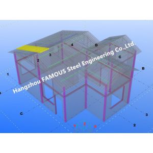 Modular Design Pre-Fabricated Structural Steel Fabrication Quickly Assembled