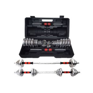 Adjustable Chrome Dumbbell Set15kg 20kg 30kg for Man Fitness Manufacture Price