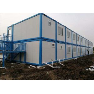 Aluminum Window 40HC Office Flat Pack Container Building