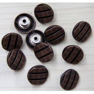 Eco freindly Custom Clothing Buttons / Hardware Diamond Decoration