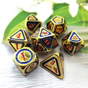DND RPG Solid Metal Dice Suits Electro Swimming Technology Wandering Earth