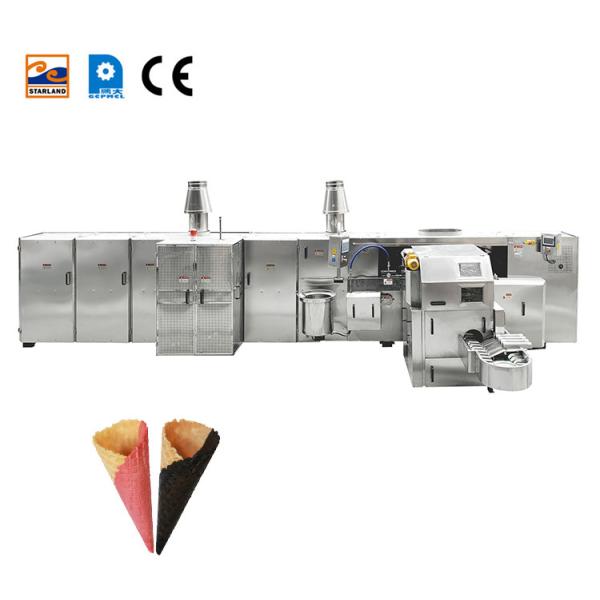 Snow Sugar Cone Production Line Automatic Ice Cream Cone Making Machine