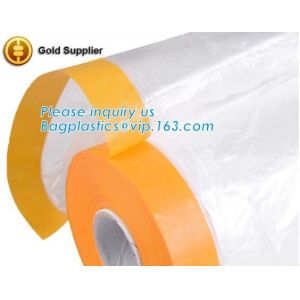 PE protect cover self adhesive mask film taped on one side Plastic cover sheet