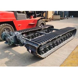 20 MT Capacity Rubber Crawler Chassis With Diesel Engine For Mobile Drilling