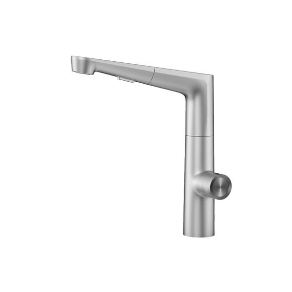 Buy Knob Control Basin Mixer Faucet Chrome Single Hole Bathroom Faucet at wholesale prices