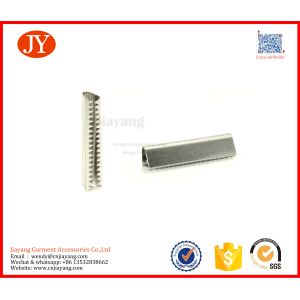 Hot sale silver metal aglets for cord locks custom shoe lace aglets