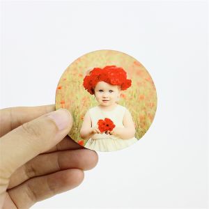 Round 50mm Diameter Personalized Fridge Magnet
