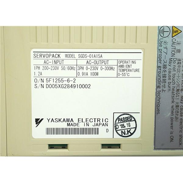 Yaskawa Sigma 3 Series SGDS-01A15A AC Servo Drives Brand New