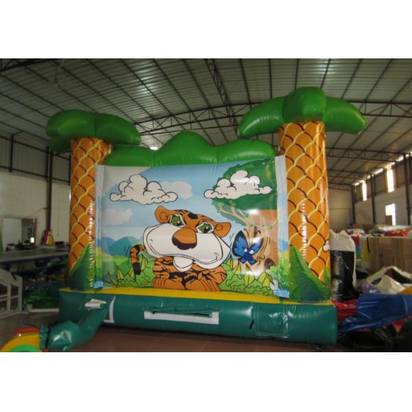 Commercial Sarfari Como Inflatable Jump House 5 X 54m Safe Nontoxic Fire Resistance