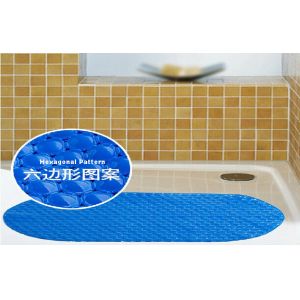 Quality Eco friendly Anti Slip Plastic PVC Bath Mat Washable for Bathroom for sale