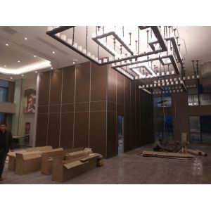 Interior Wood Soundproof Partition Operable Demountable Movable Partition Wall