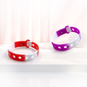 Customized Silicone Wristband Bracelets for Adult Kids Shoe Charms