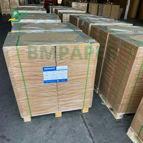 31 Inch 35 Inch 75gsm 85gsm Brown Kraft Semi Extensible Paper For Cements Bags 