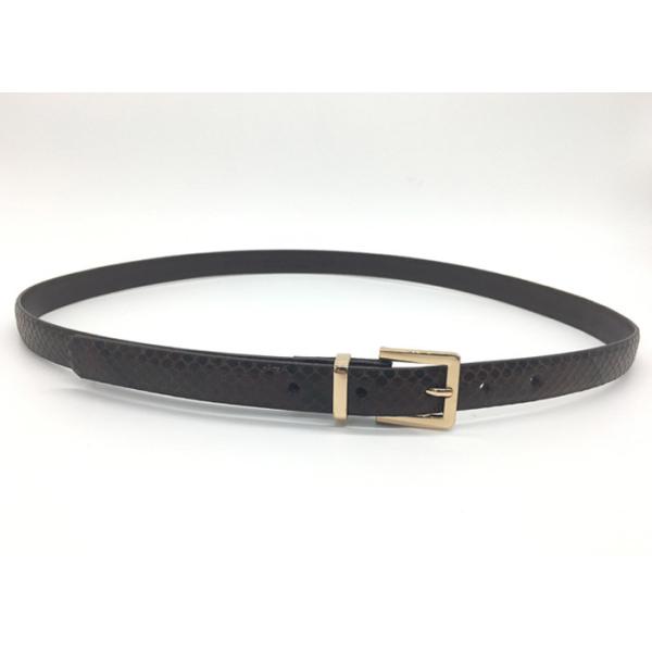 Buy Ferrakiss Women 'S 3/4” Wide Skinny Snake - Grain PU Leather Belt With Metal Loop at wholesale prices