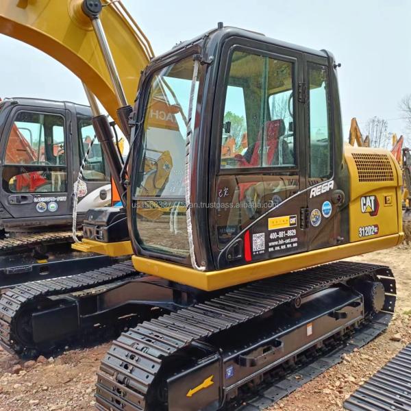 Used CAT312D2GC Caterpillar Excavator 12 Ton Medium Earth-moving Machinery Year 2016