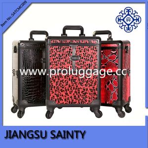 Quality SATCMC009 Hot style patterns salon beauty case on wheels for sale