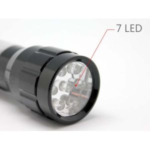 7LED Solar powered flashlight