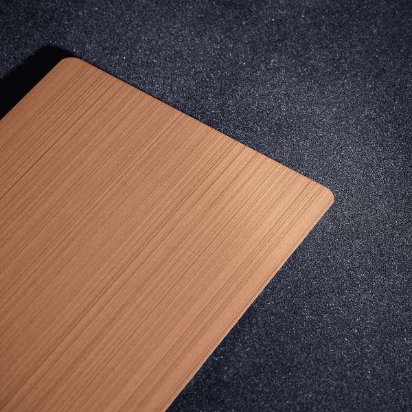 Buy 201 304 316 430 Series Brushed Bronze Stainless Steel Plate at wholesale prices