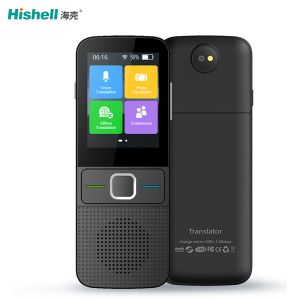 Quality Language Translator Portable Instant Translator Device Support WiFi Black T10 for sale