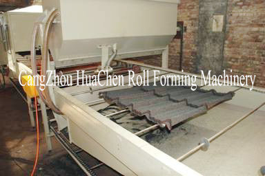 Color Steel Stone Coated Roof Tile Machine Line