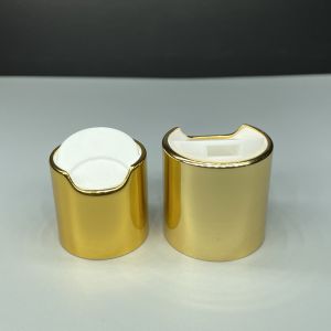 24/410 Shiny Gold Alu Disc Top Cap for Bottle Samples US 0.01/Piece Request