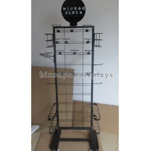 Retail Metal Display Racks / Flooring Umbrella Display Rack Stand