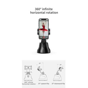 Auto smart shooting selfie stick 360 degree object tracking holder All-in-one