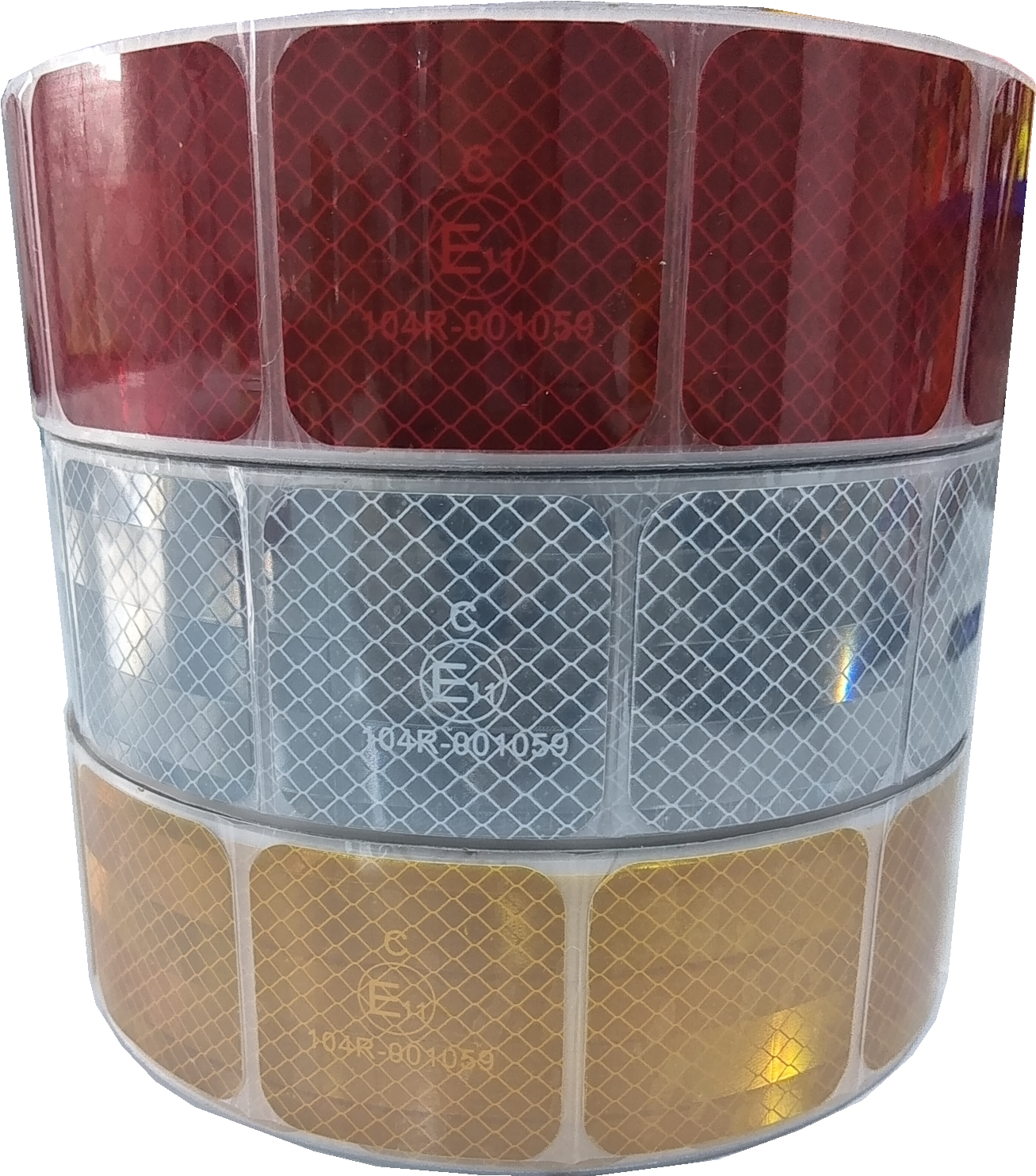 High Visibility Custom Cut Truck Reflective Tape Precut Segmented Vehicle