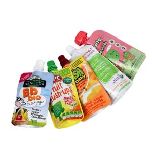 Flexible Packaging Beverages Stand Up Liquid Spout Bag Gravure Printing