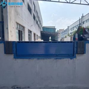 Hydraulic Loading Yard Ramp Non-Slip Diamond Mesh and Precision Steel Pipe