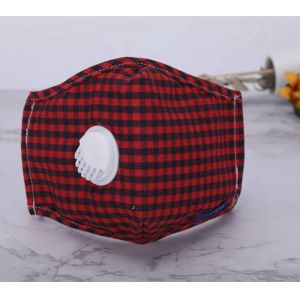 Non Disposable Reusable Woven Fabric Masks With Breathing Valve