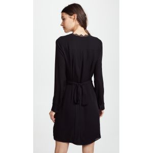 V Neck Long Sleeve Lady Dress New Design