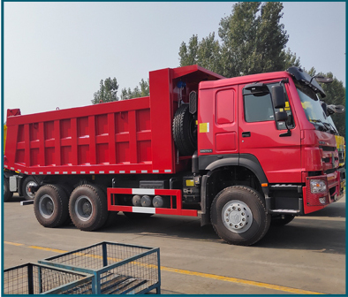 Manual Transmission Sinotruk Howo Tipper Truck 6X4 8X4 Euro 2 371hp/400HP 10 Wheeler Dump Truck with Gross Vehicle Weight 21-30T