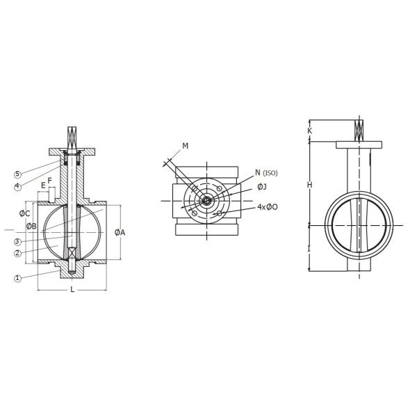 220V AC Electric Actuated Butterfly Valve , Viton Lined Grooved End Butterfly Valve