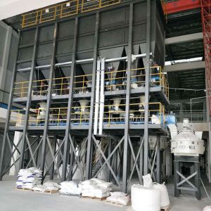 Mild Steel Automatic Soda Ash 100tpd Glass Batch Machine