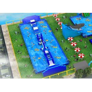 Durable Outdoor Inflatable Water Park / Blow Up Water Playground